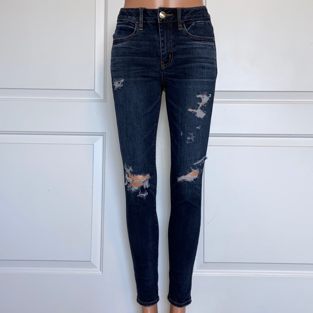 AMERICAN EAGLE SUPER STRETCH DENIM X HI-RISE JEGGING